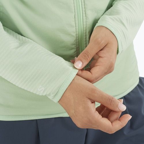 Női trekking dzseki Salomon Sntial Lightwarm Hybrid tengeri hab