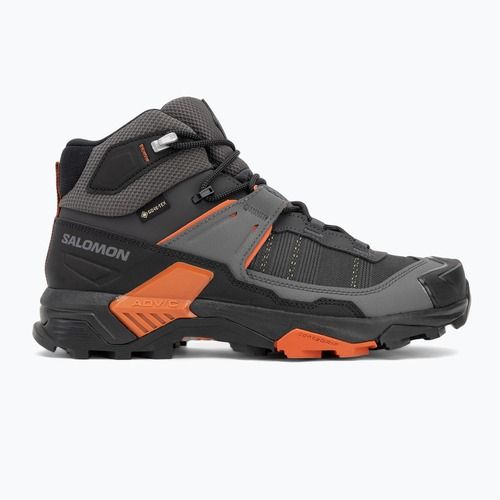 Férfi túrabakancs Salomon X Ultra 5 MID GTX aszfalt / castlerock / burnt okkersárga