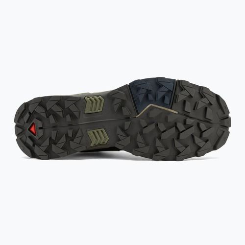 Férfi túrabakancs Salomon X Ultra 5 MID GTX tőzeg / szürkészöld / kék éjszaka