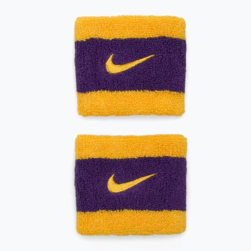 Nike Swoosh csuklópántok egyetemi arany/pálya lila/egyetemi arany
