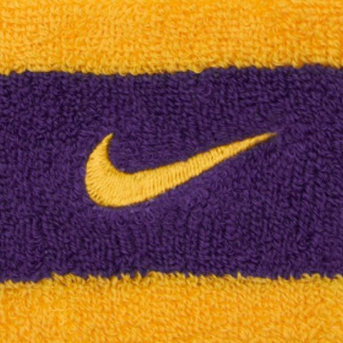 Nike Swoosh csuklópántok egyetemi arany/pálya lila/egyetemi arany