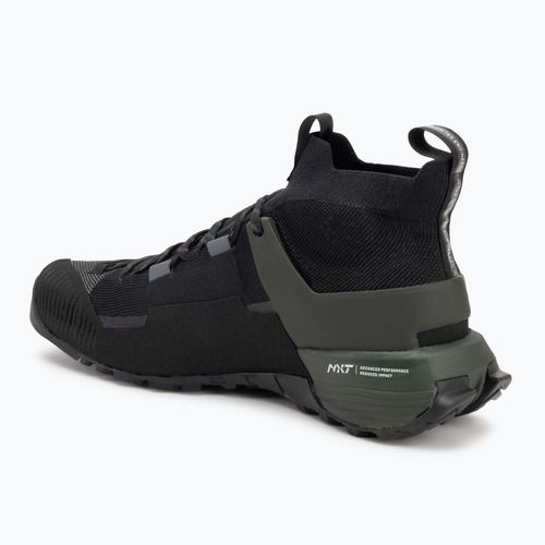 Salewa Wildfire Nxt Knit onyx / dark olive férfi közelítő cipő