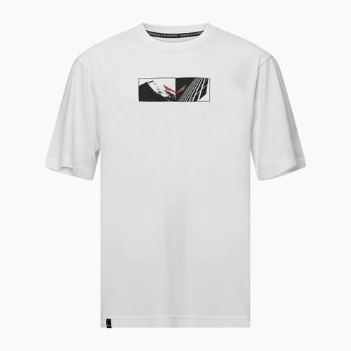 Férfi Salewa Eagle Hybrid Loose Loose optikai fehér póló