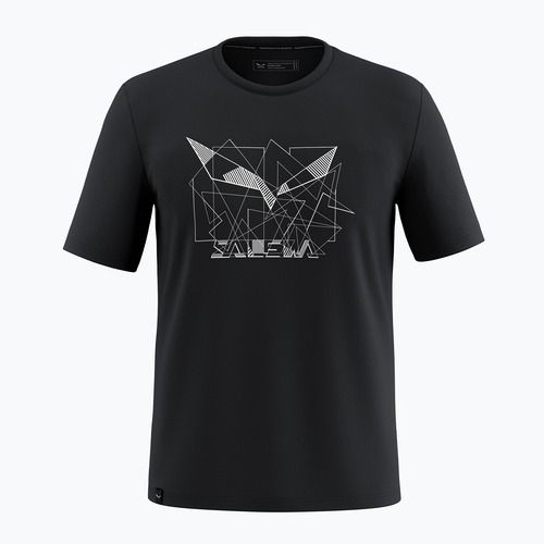 Férfi Salewa Eagle Geometrikus geometrikus black out póló