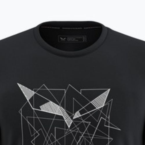 Férfi Salewa Eagle Geometrikus geometrikus black out póló