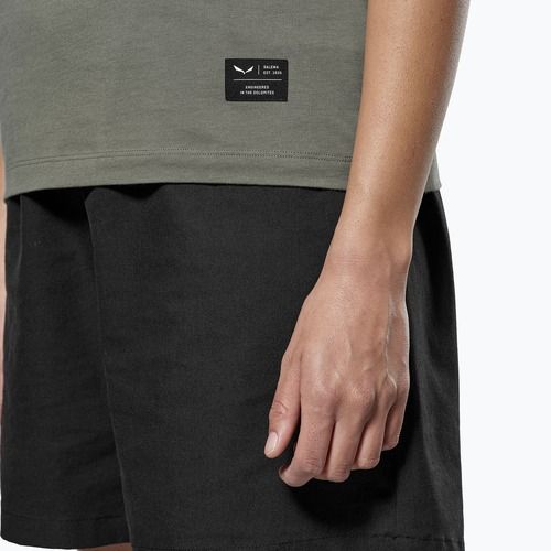 Női póló Salewa Eagle Logo Patch 5A50 kifakult zöld