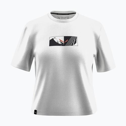 Salewa női póló Eagle Hybrid Loose optikai fehér