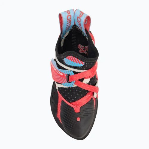 La Sportiva Solution Comp hibiszkusz/ malibu kék női mászócipő