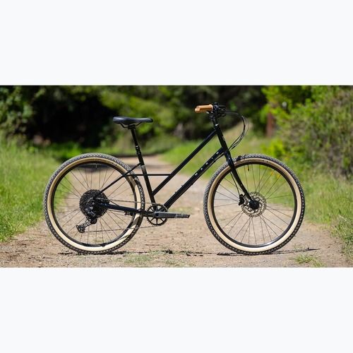 Marin Larkspur 2 27.5 fényes fekete/holografikus városi kerékpár