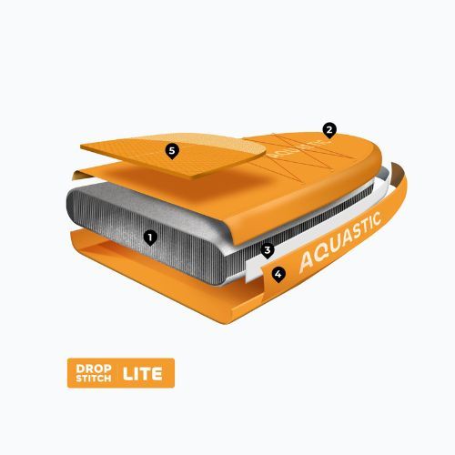 Felfújható SUP deszka szett AQUASTIC This 12'0" orange