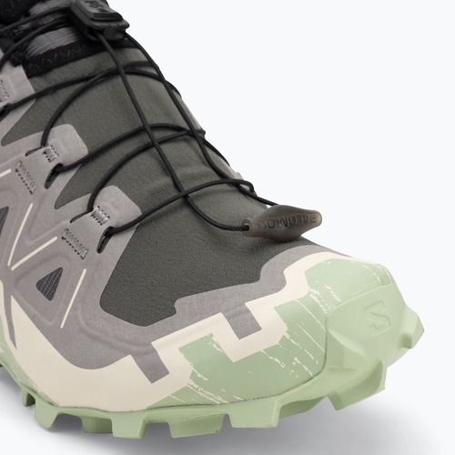 Salomon Speedcross 6 női futócipő castlerock/vanília jég/füst zöld