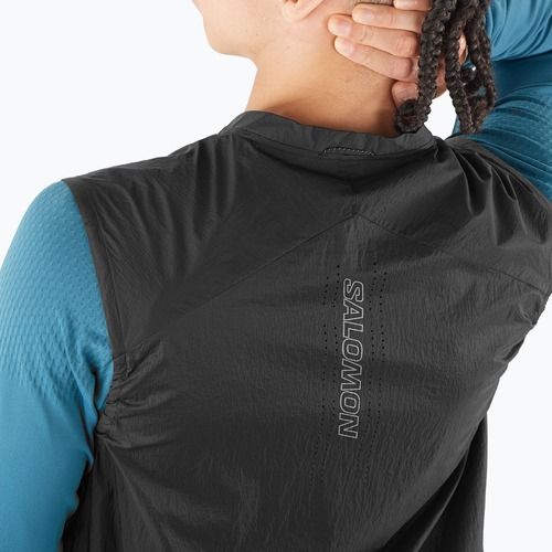 Salomon Sense Aero Wind férfi futó ujjatlan mély fekete