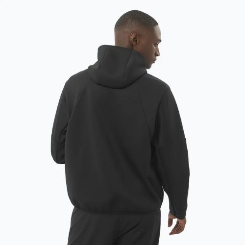 Férfi Salomon SHAKEout Half Zip kapucnis melegítőfelső mélyfekete