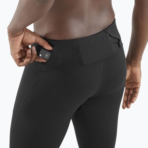 Férfi futó leggings Salomon SHAKEout Core mély fekete