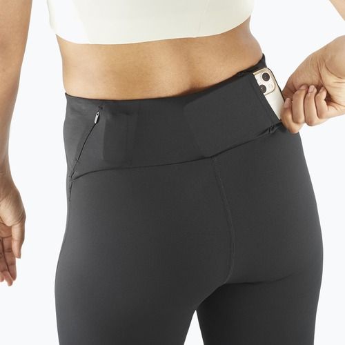 Női futó leggings Salomon SHAKEout Core 28" mély fekete