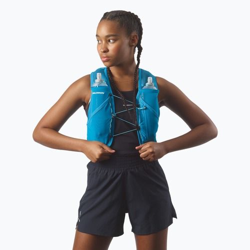 Salomon Active Skin 8 szett futó mellény kék dánbőr/kék curacao