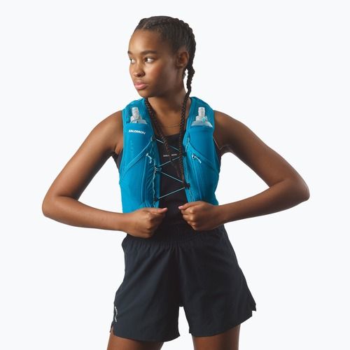 Salomon Active Skin 12 szett futó mellény kék dánbőr/kék curacao