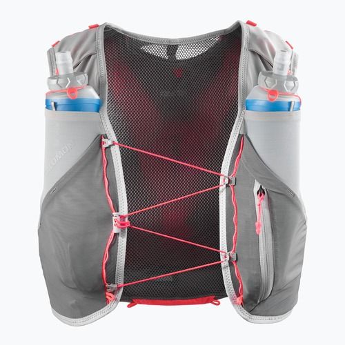 Salomon futó mellény ADV SKIN 5 Set castelrock/alloy/neon flame