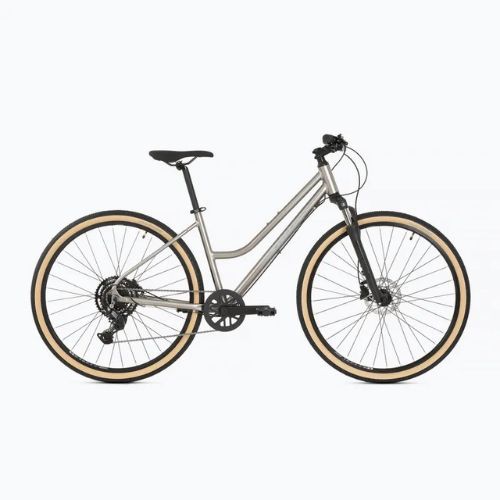 Női cross kerékpár ATTABO SANO 4.0 28" szürke