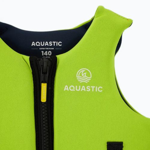AQUASTIC Youth 50N zöld gyermekbiztonsági mellény