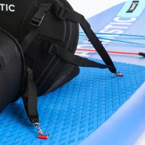 SUP AQUASTIC AQS-B4I187-BK kajakdeszkás ülés táskával, fekete színűre emelve