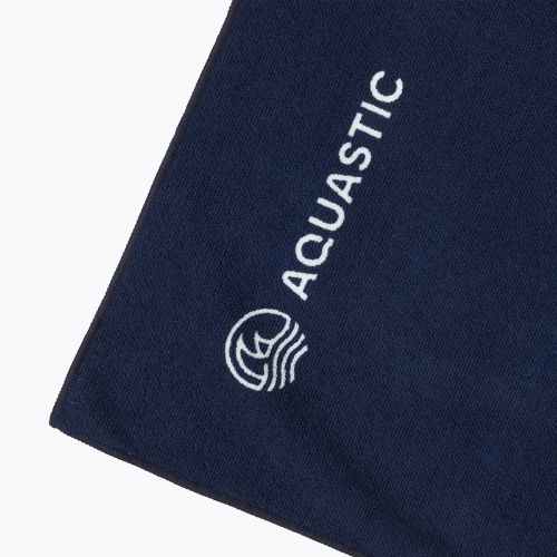 AQUASTIC Wavey tengerészkék/kék törölköző