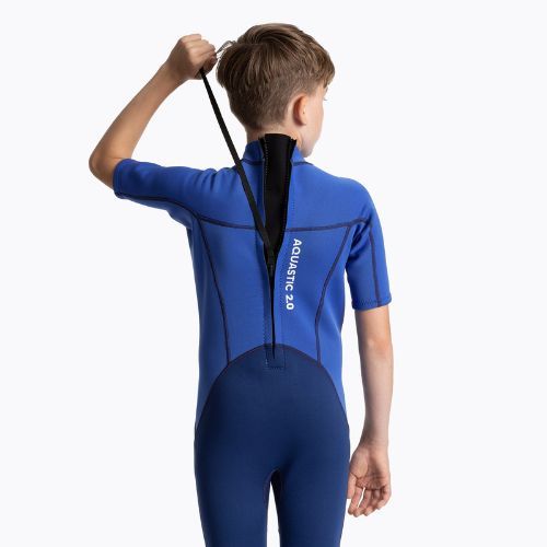 Gyermek úszóhab AQUASTIC Wavey Jrb 2 mm tengerészkék/kék