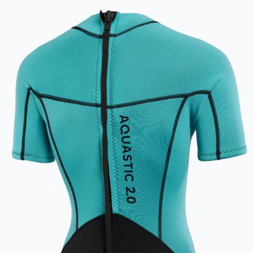 Női úszóruha AQUASTIC Wavey WMNS 2 mm fekete/mint