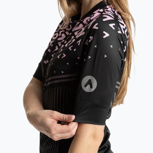 Női kerékpáros mez ATTABO Tevi WMNS fekete/rózsaszín