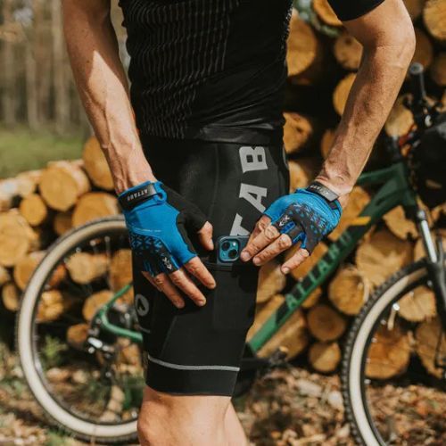 Férfi ATTABO Kirun Pro Bib rövidnadrág Cargo fekete