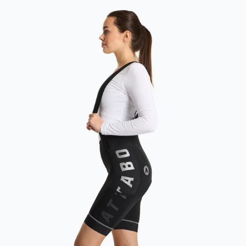 Női ATTABO Kirun Pro WMNS Bib rövidnadrág Cargo fekete
