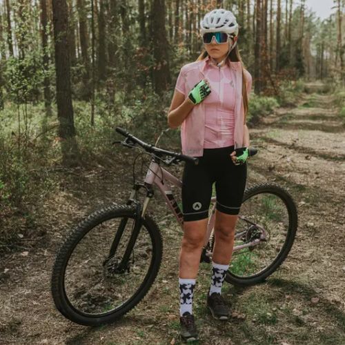 Női ATTABO Kirun Pro WMNS Bib rövidnadrág Cargo fekete