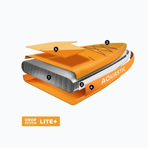 SUP AQUASTIC Touring 12'6" deszka narancs színben