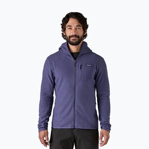 Férfi Patagonia R1 Air Full-Zip trekking pulóver solstice lila