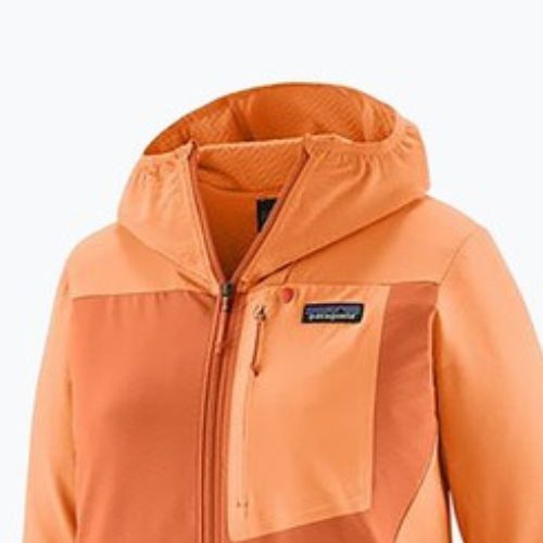 Patagonia női softshell dzseki R1 CrossStrata Hoody rock dinnye