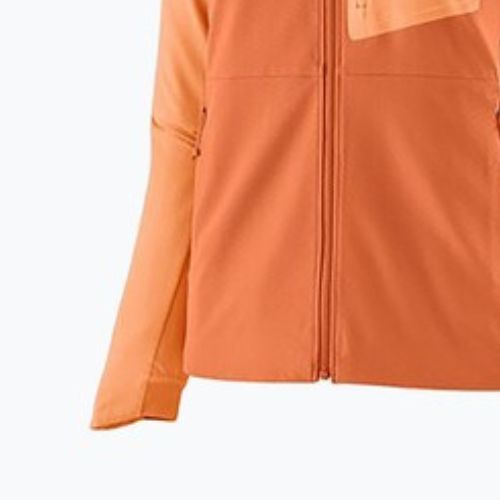 Patagonia női softshell dzseki R1 CrossStrata Hoody rock dinnye