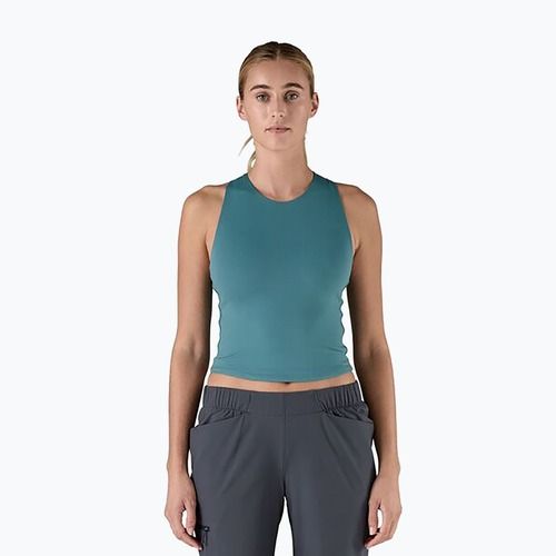 Női Patagonia Reversible Tank wetland kék trekking póló
