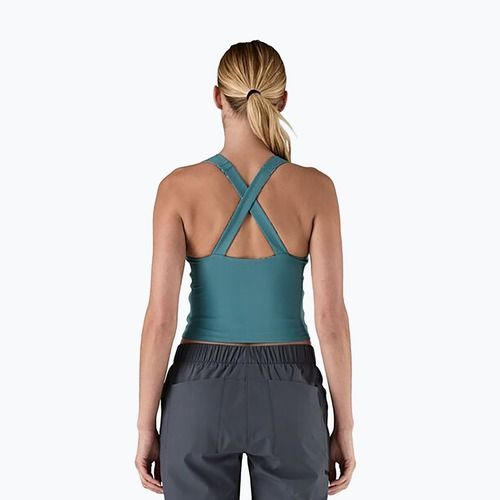 Női Patagonia Reversible Tank wetland kék trekking póló