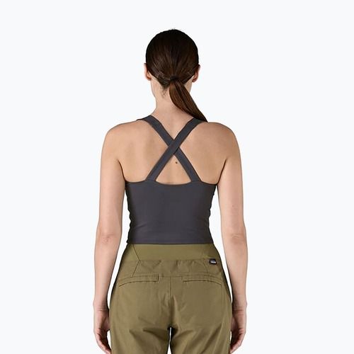 Női trekking póló Patagonia Reversible Tank fekete