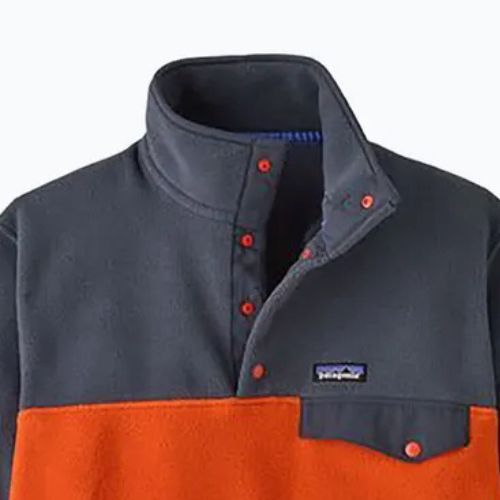 Patagonia férfi trekking pulóver LW Synch Snap-T P/O pollinator narancssárga