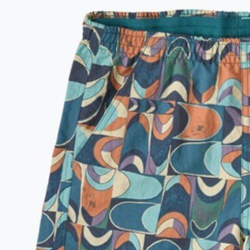 Patagonia Baggies női rövidnadrág 5" fecskefarkú geo/still kék