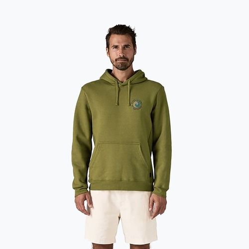 Férfi Patagonia Unity Fitz Uprisal Hoody graze zöld