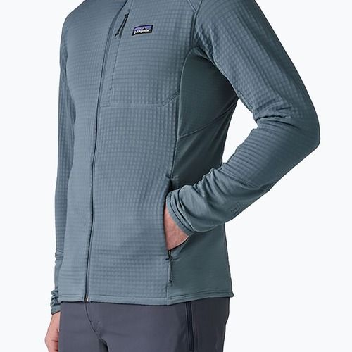 Férfi Patagonia R1 Hybrid utility kék fleece melegítőfelső