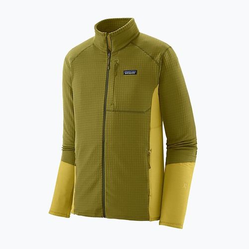 Férfi Patagonia R1 hibrid fleece pulóver graze zöld