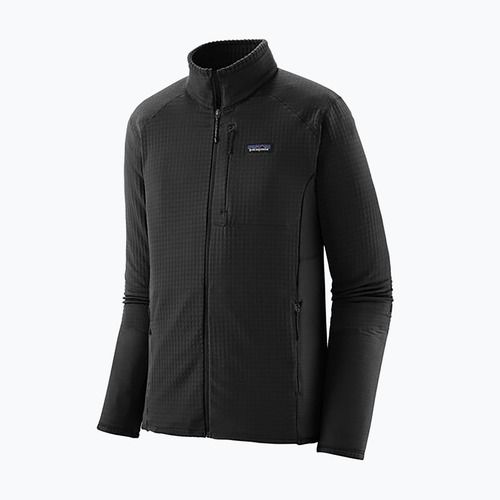 Férfi Patagonia R1 hibrid fleece pulóver fekete