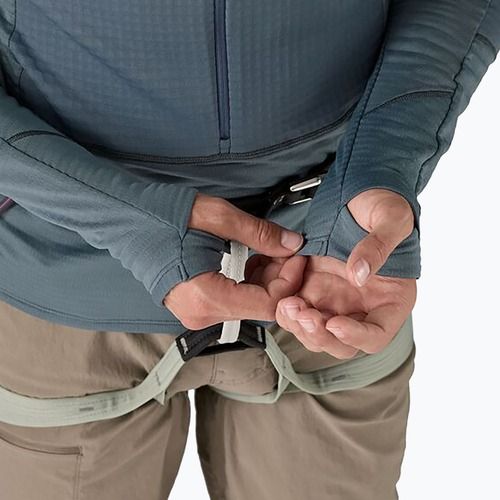 Férfi Patagonia R1 Hybrid Pullover Softshell kabát utility kék