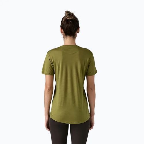 Női Patagonia Cap Cool Merino Blend grafikus ing fitz roy veszteség: öblített zöld