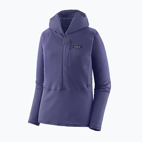 Női softshell dzseki Patagonia R1 Hybrid Pullover Hoody solstice lila