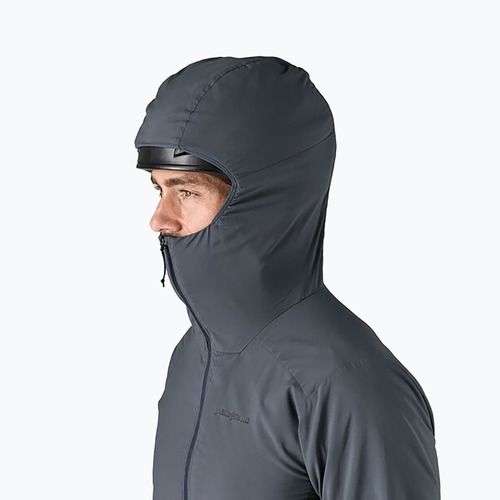 Férfi hibrid dzseki Patagonia Nano-Air Ultralight Full-Zip kapucnis smolder blue