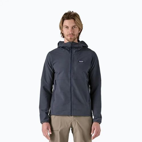 Férfi Patagonia R1 TechFace Sweatshirt smolder kék